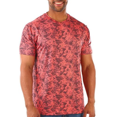 RB3 Active Mens Abstract Print Performance T-Shirt