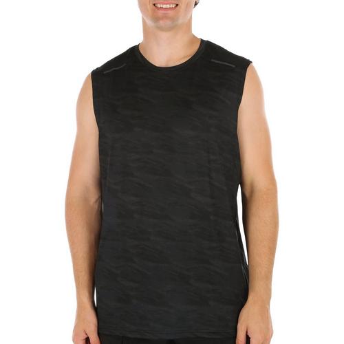 RB3 Active Mens Performance Camouflage Vented Muscle Tank