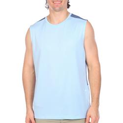 Mens Performance Coloblock Mesh  Muscle Top