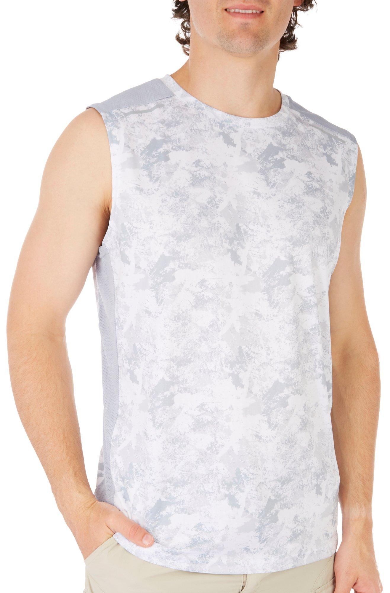 Mens Performance Camo Vented Muscle Tank