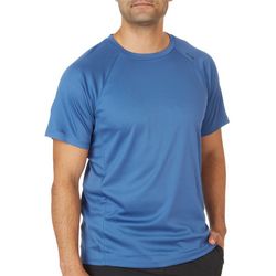 ALIVE Mens Qwick-Dry Solid Performance Short Sleeve T-Shirt