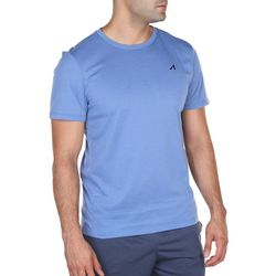 ALIVE Mens Solid Qwick-Dry Short Sleeve T-Shirt