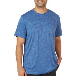ALIVE Mens Qwick-Dry Solid Short Sleeve T-Shirt