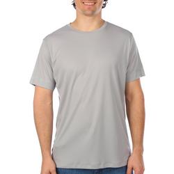 Mens Textured Performance Short Sleeve T-Shirt