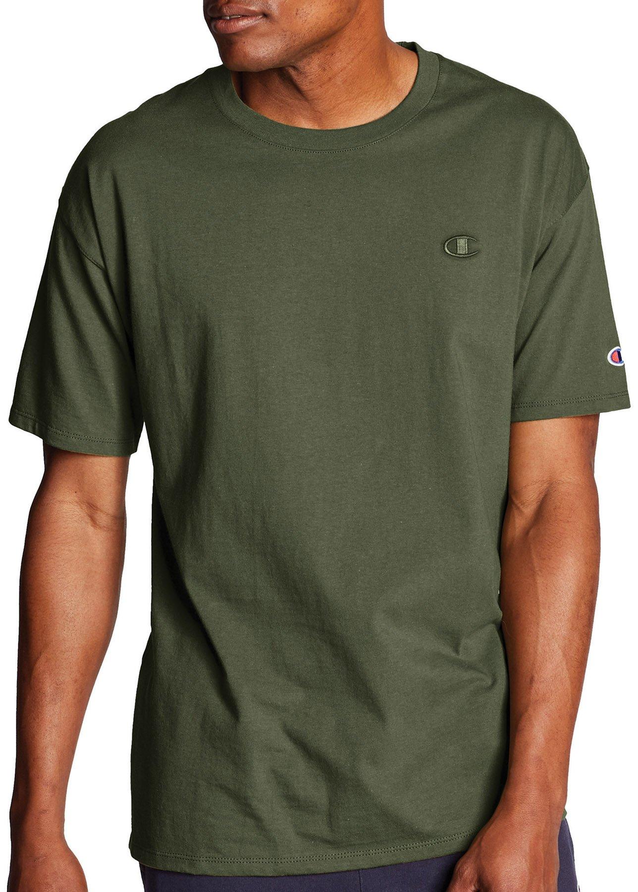 Champion Mens Double Dry Classic Jersey Short Sleeve T-Shirt
