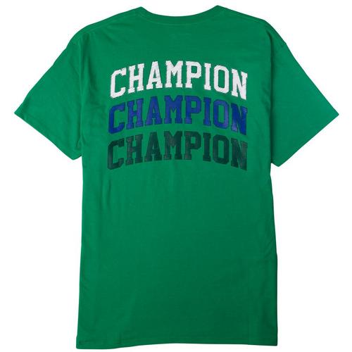 Champion Mens Classic Athletic Graphic Short Sleeve T-Shirt