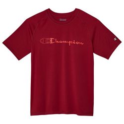 Champion Mens Double Dry Graphic Sport Short Sleeve T-Shirt