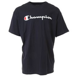 Champion Mens Big & Tall Classic Jersey Script  T-Shirt