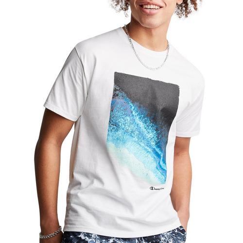 Champion Mens Beach Graphic Short Sleeve T-Shirt