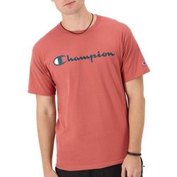 Champion Mens Classic Graphic Script  T-Shirt
