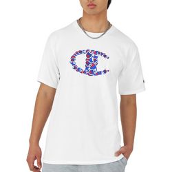 Champion Mens Classic Graphic CHampion Logo T-Shirt