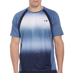 Grand Slam Mens Tennis Print Short Sleeve Shirt