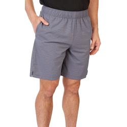 Mens 9in Heather Woven Active Shorts