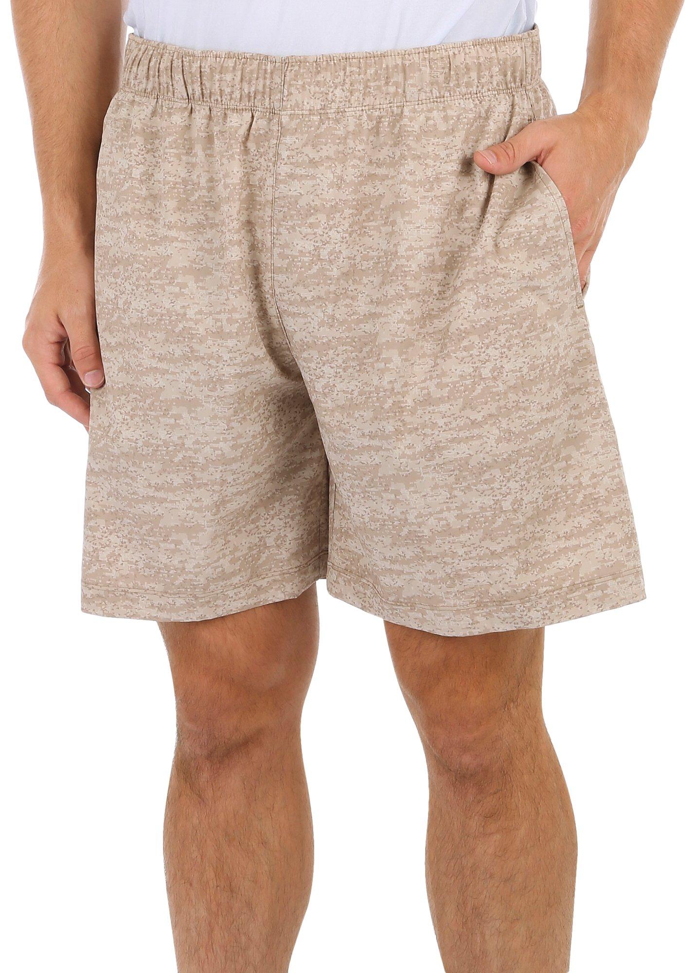 Mens 7 In. Camo Athletic Performance Shorts