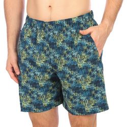 RB3 Active Mens 7in. 2-IN-1 Print Woven Running Shorts