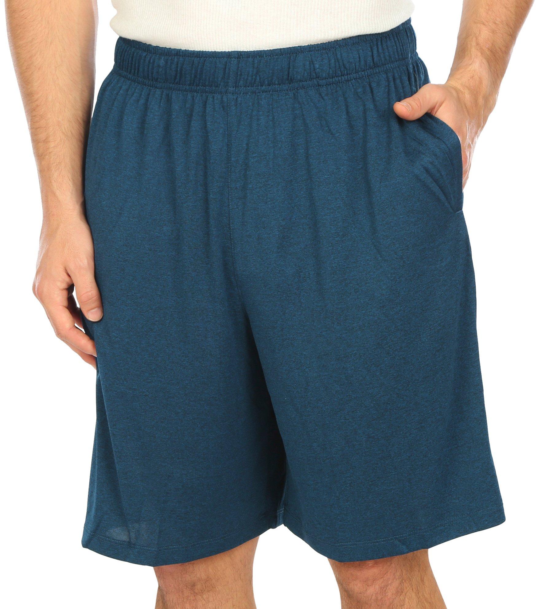 RB3 Active Mens 9 In. Performance Solid Interlock Shorts