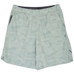 RB3 Active Mens 9in Dotted Camo Woven Athletic Shorts