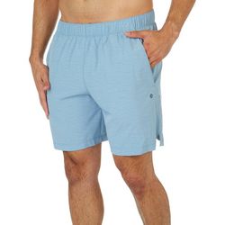 RB3 Active Mens 7in Heathered Zip Pocket Running Shorts