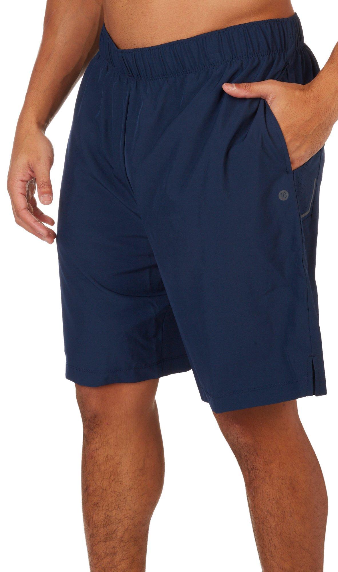 RB3 Active Mens Solid 9in Athletic Shorts