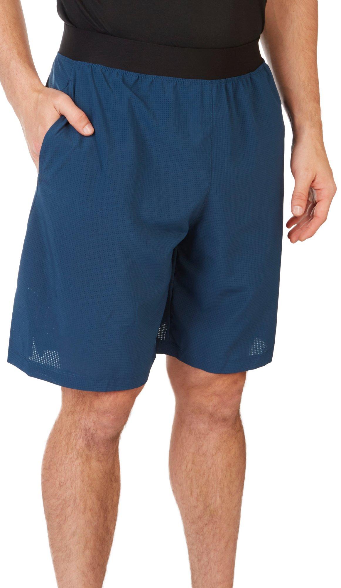 Tackle & Tides Mens Woven Heathered Solid Shorts - Blue - 36W