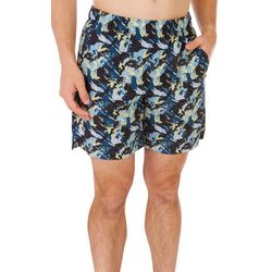 RB3 Active Mens 7 in. Print 2-in-1 Brief Running Shorts