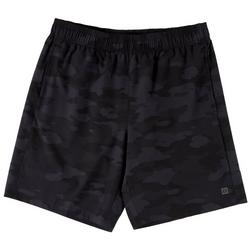Mens 9 in. Stretch Woven Camo Athletic Short