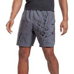 Mens Workout Ready Allover Splatter  Graphic Shorts