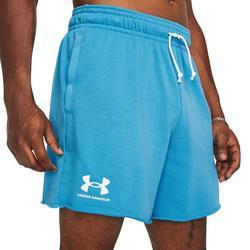 Mens Under Armour 6 in. Rival Terry Shorts
