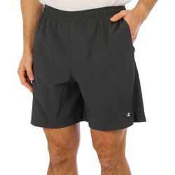 Champion Mens Solid Classic Logo 7 in. Shorts