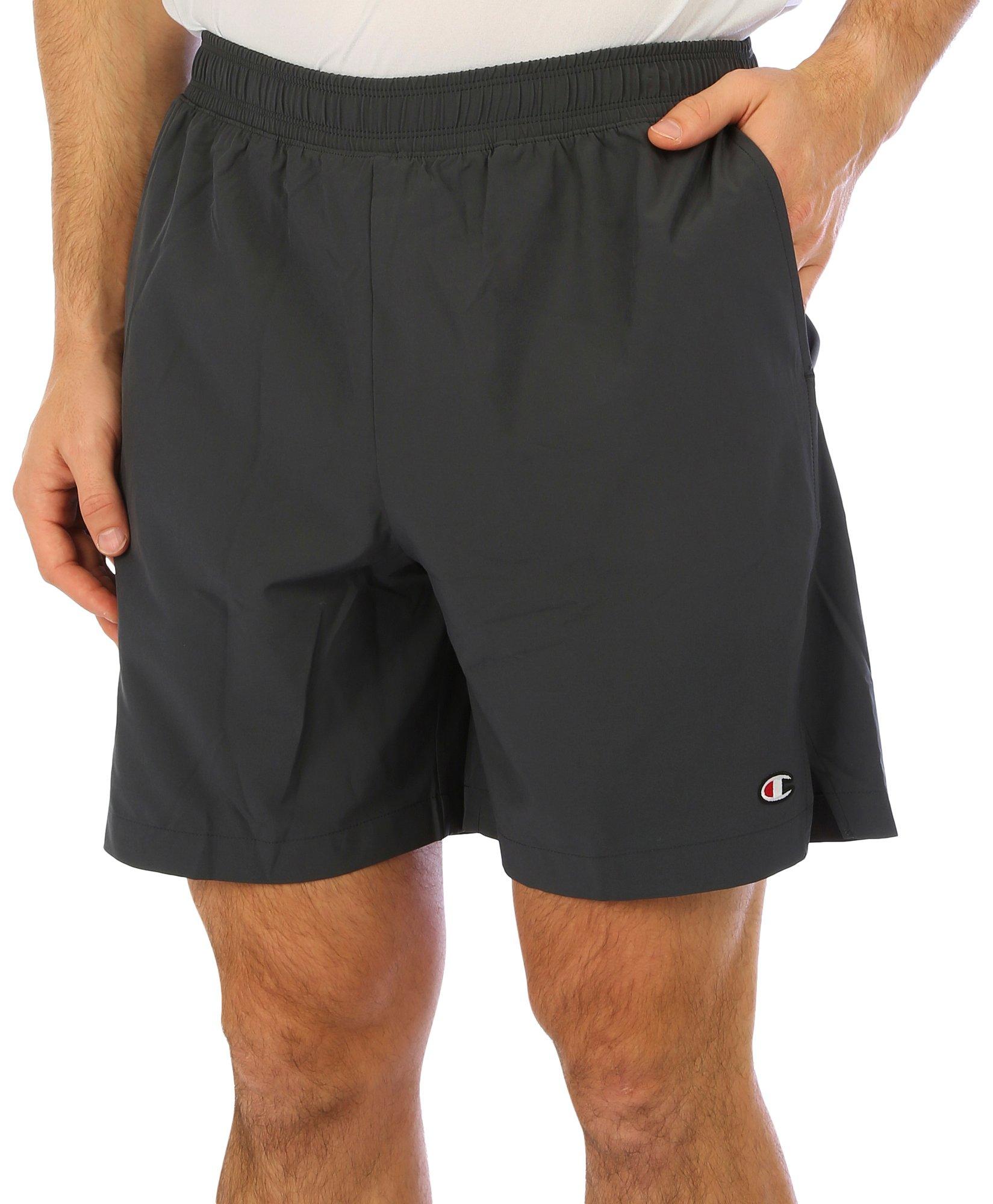 Mens Solid Classic Logo 7 in. Shorts