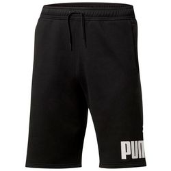 Puma Mens Wordmark Logo Fleece Performance Shorts