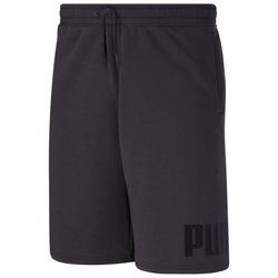 Puma Mens Wordmark Solid Logo Fleece Performance Shorts