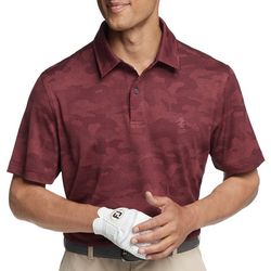 IZOD Golf Mens Camo Print Polo Shirt