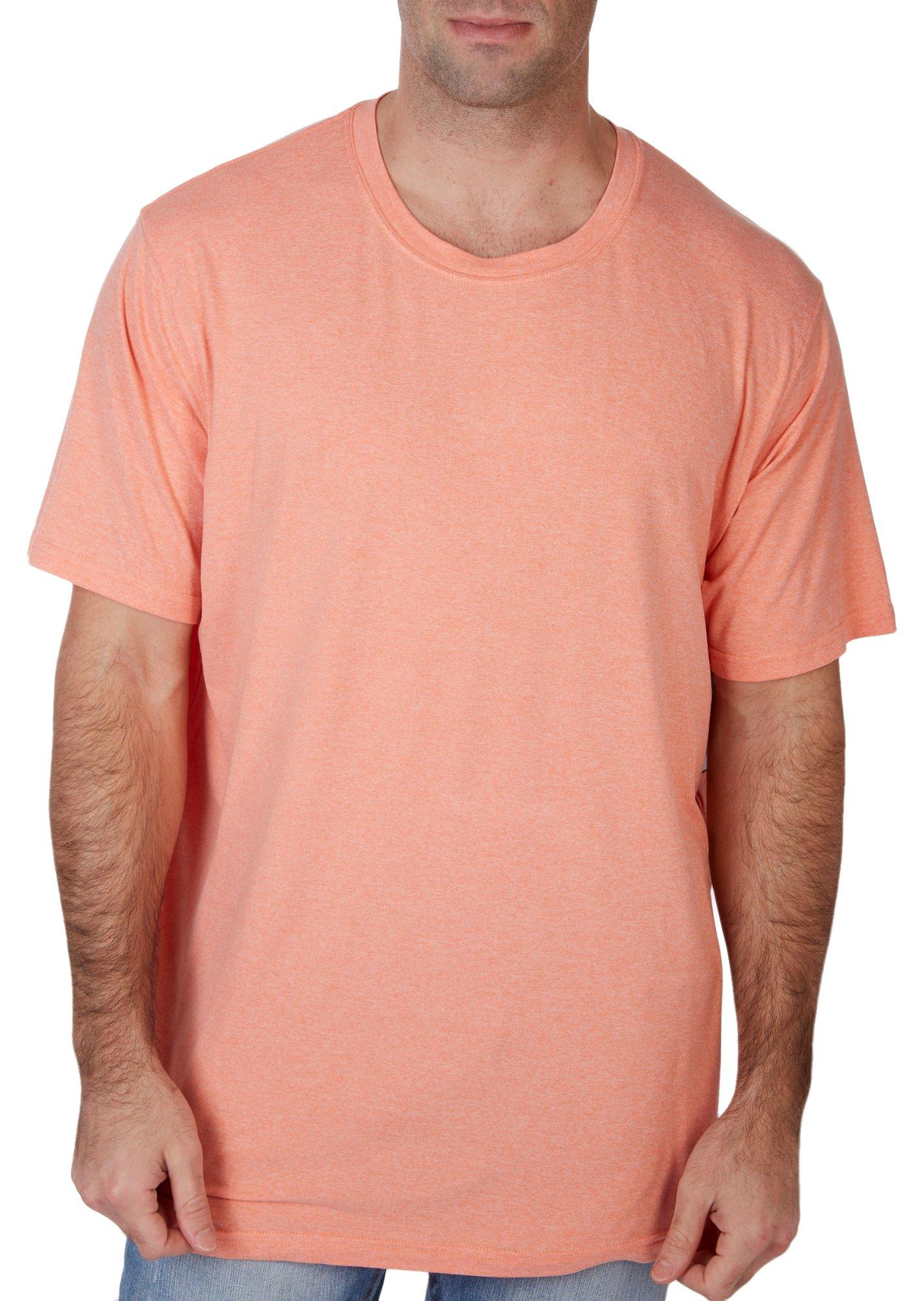 Mens Heathered Short Sleeve Golf Tee