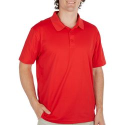 Golf America Mens Pique Solid Short Sleeve Golf Polo