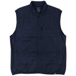 Mens Mixed Media Quilted Vest