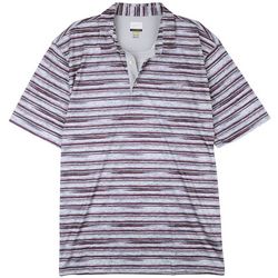 Greg Norman Mens Continental Stripe Golf Polo Shirt