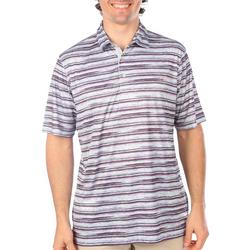Greg Norman Mens Continental Stripe Golf Polo Shirt