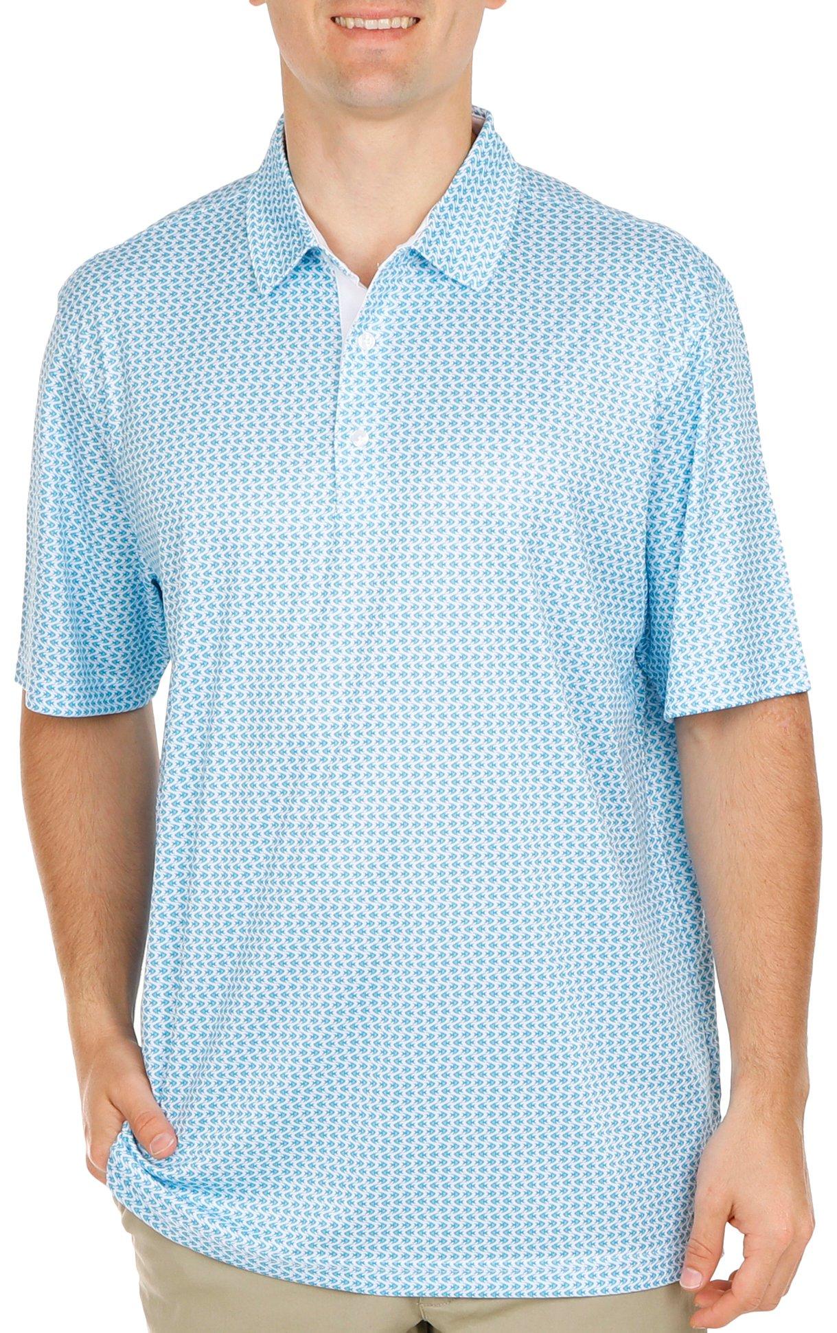 Greg Norman Mens Anglefish Polo Shirt