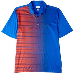 Greg Norman Collection Mens Ombre Multi Stripe Polo Shirt