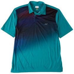 Greg Norman Collection Mens Ombre Multi Gradient Polo Shirt