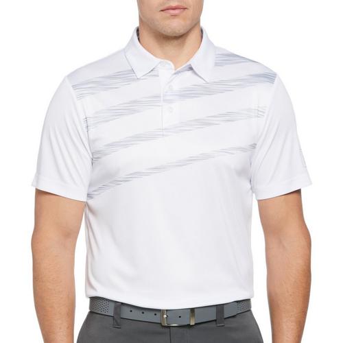PGA TOUR Mens Digitized Chest Short Sleeve Golf Polo Shirt | Bealls Florida