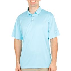 Mens Big & Tall  Stripe Short Sleeve Polo Shirt