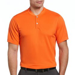 PGA TOUR Mens Solid Edge Collar Short Sleeve Shirt
