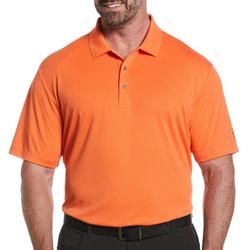 Mens Big & Tall  Solid Airflux Short Sleeve Polo