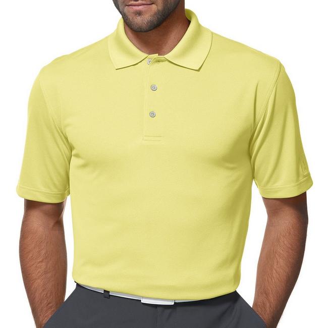 PGA TOUR Mens Big and Tall Short Sleeve Airflux Solid Polo Shirt