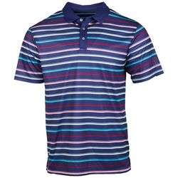 PGA TOUR Mens Pro Series Stripes UPF 50 Polo Shirt
