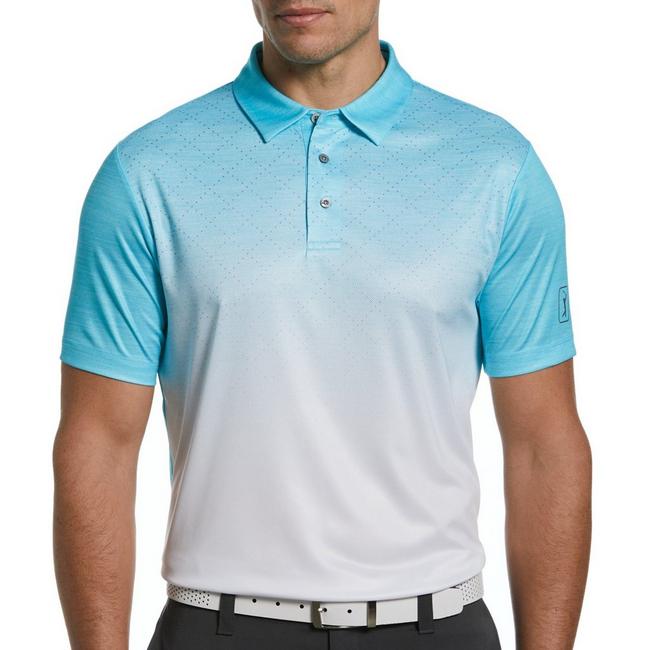 PGA TOUR Mens Ombre Short Sleeve Golf Polo Shirt | Bealls Florida