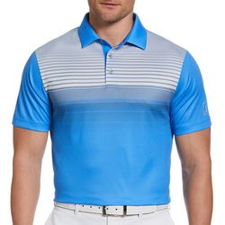 PGA TOUR Mens Placement Stripe Polo Shirt