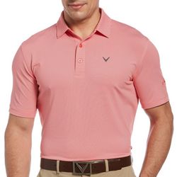 Callaway Mens Short Sleeve Stripe Pro Spin Polo Shirt